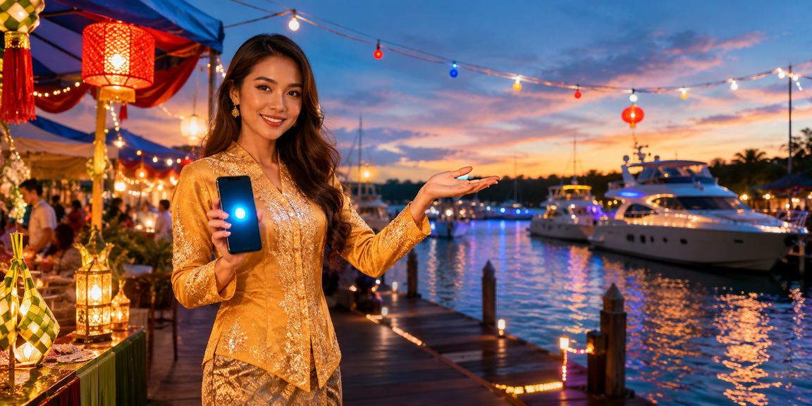 Pengguna sj410 Malaysia membuat deposit selamat semasa perayaan Hari Raya